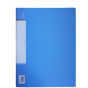 得力长押夹加插袋 5348 蓝色 8寸 A4